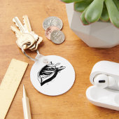 Rowboat Sketch Schlüsselanhänger