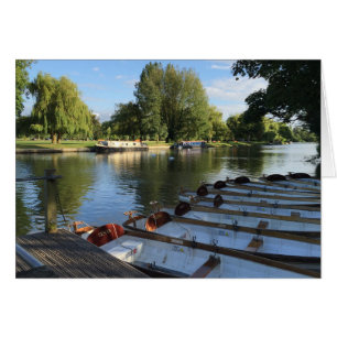 Rowboats Boats auf dem Fluss Stratford Upon Avon U