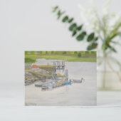 RowBoatsMenemshaPond Postkarte (Stehend Vorderseite)