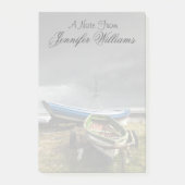 Rowboote an der Küste| England Post-it Klebezettel (Vorderseite)