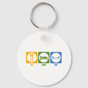 RowChick essen Schlaf-Reihe Schlüsselanhänger