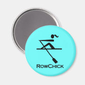 RowChick-Logo Magnet (Vorderseite/Rückseite)