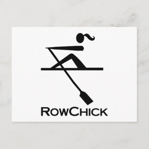 RowChick-Logo Postkarte