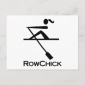 RowChick-Logo Postkarte (Vorderseite)