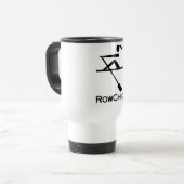 RowChick Logo Reisebecher (Vorderseite Links)
