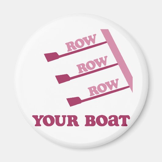 RowChick Row Row Row Ihr Boot Magnet (Vorne)