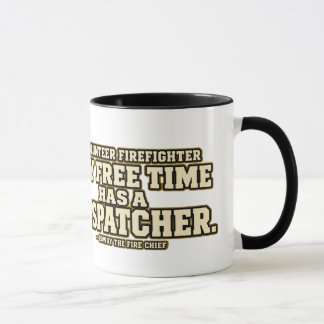 Rowdy Freiwilliger Feuerwehrmann Freizeit Dispatch Tasse