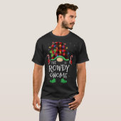 Rowdy Gnome Buffalo Plaid Matching Family Christma T-Shirt (Vorne ganz)