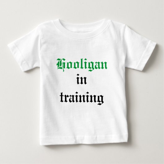 Rowdy, im Training Baby T-shirt (Vorderseite)