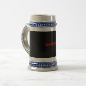 ROWDY-TASSE BIERGLAS (Vorderseite Links)