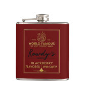 Rowdys Whiskey Flachmann (Vorderseite)