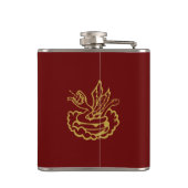 Rowdys Whiskey Flachmann (Rückseite)