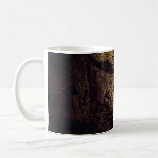 ROWENE UND SCHWARZE HÖHLENSCHMERZEN KAFFEETASSE (Links)