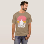 Rower Crew Rowing Row Sports friends T-Shirt (Vorne ganz)
