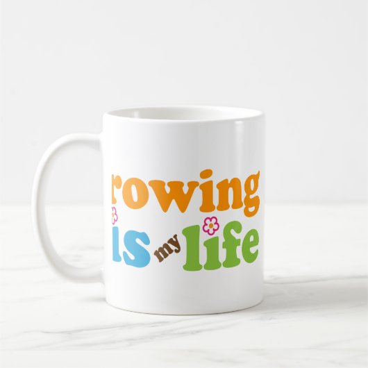 Rower-Geschenk-Mädchen Kaffeetasse (Links)