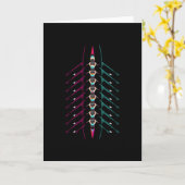 Rower Rowing Sport Karte (Gelbe Blume)