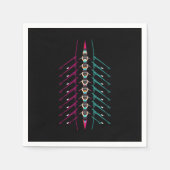 Rower Rowing Sport Serviette (Vorderseite)