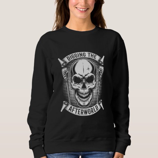 Rower Skull - Row Boat Rowing Sweatshirt (Vorderseite)