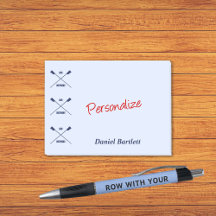 Rowers Ohr inspirierend smartes Blau personalisier