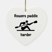 RowersPaddler härter Keramik Ornament (Hinten)