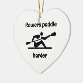 RowersPaddler härter Keramik Ornament (Links)
