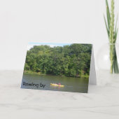 ROWING BY-BIRTHDAY WISHES CARD KARTE (Vorderseite)