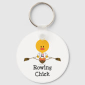 Rowing Chick Schlüsselanhänger (Vorderseite)