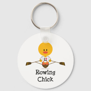 Rowing Chick Schlüsselanhänger