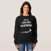 Rowing Erg Crew Lovehement Relationship Design Sweatshirt (Vorne ganz)