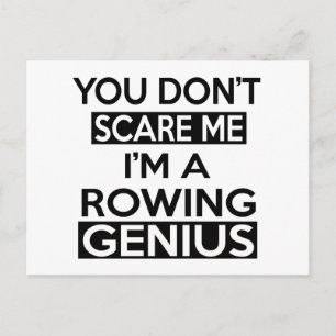 ROWING GENIUS DESIGNS POSTKARTE