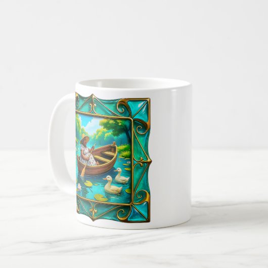 Rowing Lady Tranquility Kaffeetasse (Vorderseite Links)