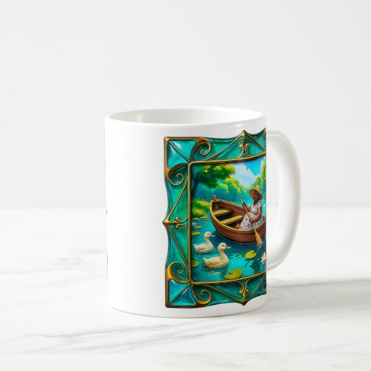 Rowing Lady Tranquility Kaffeetasse (VorderseiteRechts)