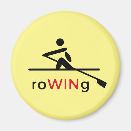 RoWINg motivierend gelb Magnet