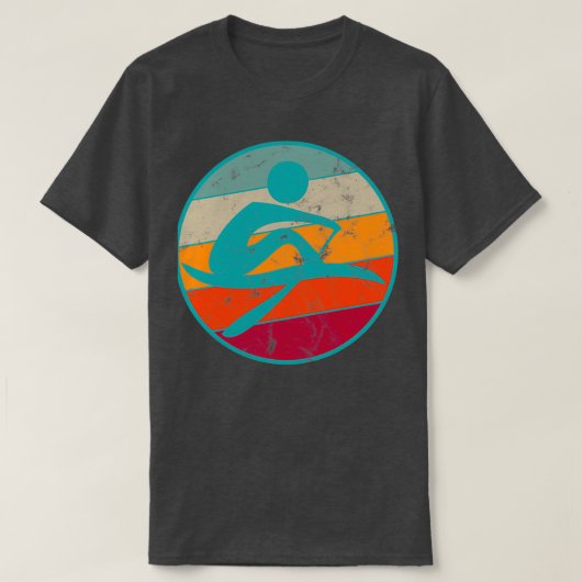 Rowing Row Retro 2 T-Shirt (Design vorne)