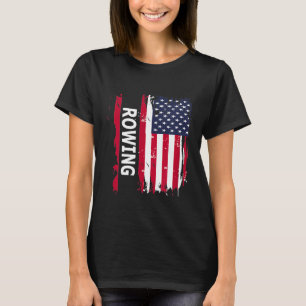 Rowing USA-Geschenk für amerikanische Rowers T-Shirt