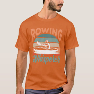 Rowing Whisperer Crew Row Rower Sports retro retro T-Shirt
