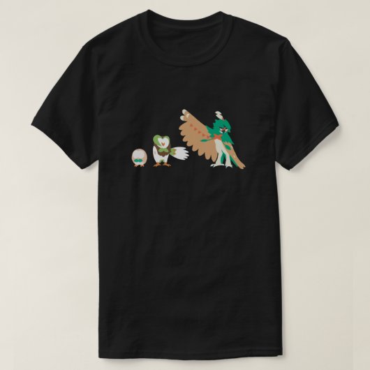 Rowlet Evolution Classic T-Shirt (Design vorne)