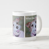 ROWNER UND WEISSER JACK RUSSELL | EXTRA GROSSE TAS Jumbo-Tasse (Vorderseite Rechts)