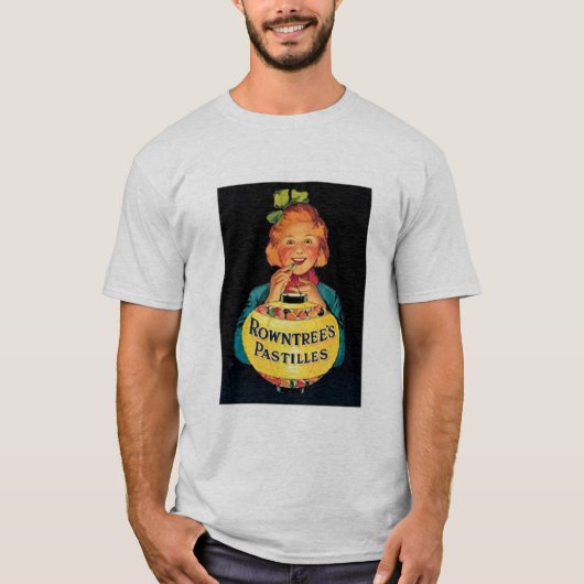 Rowntree's Pastilles Vintag Candy Ad T-Shirt (Vorderseite)