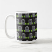 ROWS OF HALLOWEEN GRAVE STONES KAFFEETASSE (Links)