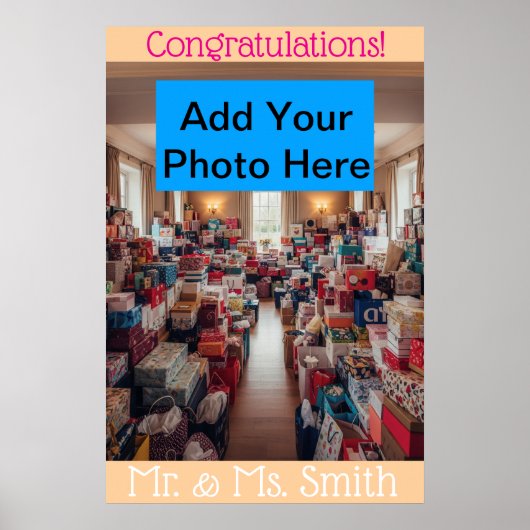 Rows of Wedding Gifts Poster (Vorne)