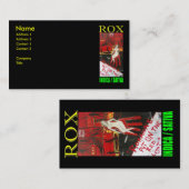 ROX INDICA SATIVA VISITENKARTE (Vorne/Hinten)