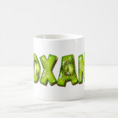 Roxana Name Kiwi Style Tasse Teetasse Kaffeetasse (Mittel)