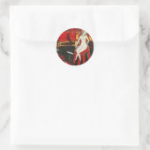 ROXANNE RUNDER AUFKLEBER (Tasche)