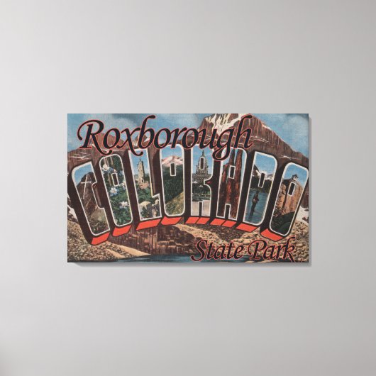 Roxborough Staat Park, Colorado Leinwanddruck (Vorderseite)