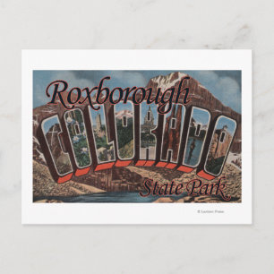 Roxborough Staat Park, Colorado Postkarte