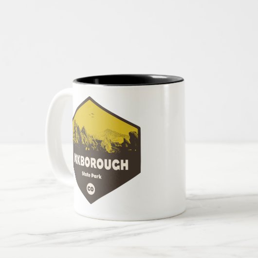 Roxborough Staat Park Colorado Zweifarbige Tasse (Vorderseite Links)