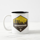 Roxborough Staat Park Colorado Zweifarbige Tasse (Links)
