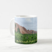 Roxborough Valley Woodland and Rock Forms Kaffeetasse (Vorderseite Links)