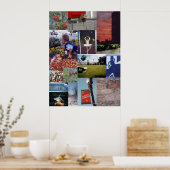 Roxbury, MA Foto-Collage Poster (Küche)